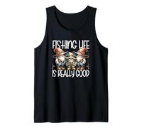Retirement Fishing GNOME For Men Dad Life Is Really Good Camiseta sin Mangas