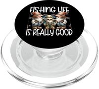 Retirement Fishing GNOME For Men Dad Life Is Really Good PopSockets PopGrip para MagSafe