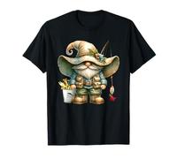 Retirement Fishing GNOME For Retired Dad and Fishing Grandpa Camiseta
