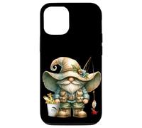 Retirement Fishing GNOME For Retired Dad and Fishing Grandpa Carcasa para iPhone 12/12 Pro
