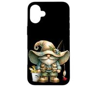 Retirement Fishing GNOME For Retired Dad and Fishing Grandpa Carcasa para iPhone 16 Plus