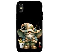 Retirement Fishing GNOME For Retired Dad and Fishing Grandpa Carcasa para iPhone X/XS