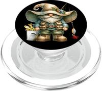 Retirement Fishing GNOME For Retired Dad and Fishing Grandpa PopSockets PopGrip para MagSafe