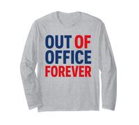 Retirement Funny Party Quote out of Office Forever Manga Larga