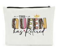 Retirement Gift for Woman, Happy Retirement Cosmetic Bag, Retirement Gifts Retired Gifts for Women Colleague Leader Boss Lady Friend, Going Away Goodb