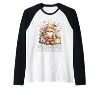 Retirement Gnome For Women And Men Who Are Coffee Addict Camiseta Manga Raglan