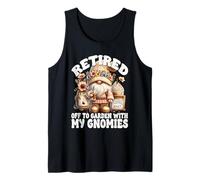 Retirement Gnome For Women And Men Who Are Coffee Addict Camiseta sin Mangas