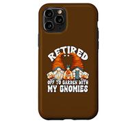 Retirement Whiskey Bourbon GNOME Mom and Dad Drinking Couple Carcasa para iPhone 11 Pro