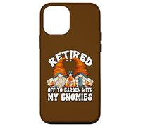 Retirement Whiskey Bourbon GNOME Mom and Dad Drinking Couple Carcasa para iPhone 12 Mini