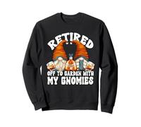 Retirement Whiskey Bourbon GNOME Mom and Dad Drinking Couple Sudadera