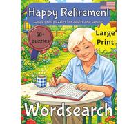 Retirement Wordsearch Puzzle Book: Retirement Gift | Gifts for Retiring | Present for retired woman | Happy Retirement | Wordsearch | Puzzle Book | Large Print