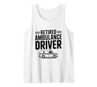 Retiro Conductor Ambulancia Vida Héroe Apreciación Camiseta sin Mangas
