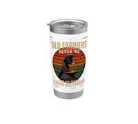 Retiro de herrero afroamericano Viejos herreros jubilados Vaso térmico de acero inoxidable de doble pared