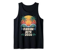 Retiro de Luna de Miel de Vacaciones Familiares Tropicales 2026 en Florida Keys Camiseta sin Mangas