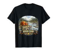 Retiro de Pesca al Aire Libre Wilderness Riverbank Escape Camiseta