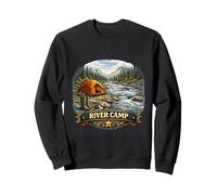 Retiro de Pesca al Aire Libre Wilderness Riverbank Escape Sudadera