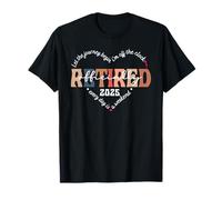 Retiro oficial 2025 Heart for Women Retirement 2025 Camiseta