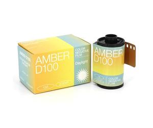 RETO Amber D100 - Película de Cine Negativo de Color de 35 mm, 27 exposiciones, ISO100, 135, cinematográfica, Estilo de Imagen, Proceso C41