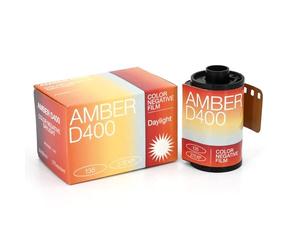 Reto Amber D400 - Película de Cine Negativo de Color de 35 mm, 27 exposiciones, ISO400, 135, cinematográfica, Estilo de Imagen, Proceso C41