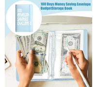 Reto De Ahorro En Sobres,Organizador De Presupuesto Y Gastos | Sobres Seguidores De 100 Días Para Gestión De Presupuesto En Hogar, Escuela Para Hombres, Mujeres Y Niños