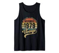 Reto Vintage 41st Birthday Tee, nacido en Noviembre de 1979 Camiseta sin Mangas