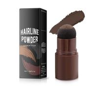 Retoca Raíces, Cubre Rápidamente la Línea del Cabello, Polvo para Rayitas Resistente al Agua y al Sudor, Corrector de Raíces de Cabello Gris, Retocador de Raíces en Polvo Mujer y Hombre (Medium Brown)