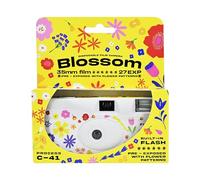 RetoColor Blossom 400-Cámara de película desechable de 35 mm 27EXP, ISO400, película Negativa a Color, sin Enfoque, fácil de Usar, Flash Integrado, un Solo Uso(película y batería Incluidas) (Blossom)