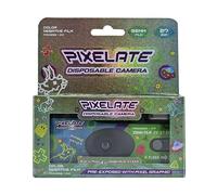 RetoColor Pixelate 400-Cámara de película desechable de 35 mm 27EXP, ISO400, película negativa a color, sin enfoque, fácil de usar, flash integrado, un solo uso(película y batería incluidas)(PIXELATE)