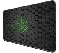 Retoo Alfombrilla de ratón para videojuegos, 400 x 900 mm, resistente al agua, goma antideslizante para PC, oficina, trabajo, estudio, portátil, ordenador, materiales duraderos, protege contra