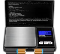 Retoo Báscula de Precisión Digital de Bolsillo 200g/0,01g para Joyería, Cocina y Monedas con Pantalla LCD, Función Tara, Apagado Automático, 7 Unidades de Medición