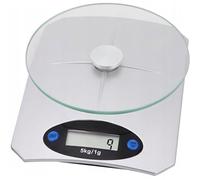 Retoo Básculas de cocina digitales de hasta 5 kg de capacidad con precisión de 1 g y cristal templado, básculas digitales con función de peso adicional y pantalla LCD de fácil lectura, básculas