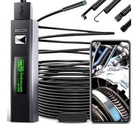 Retoo Cámara endoscópica WiFi, teléfono móvil, endoscopio con luz, cámara Tubular HD 720P, cámara de inspección IP67, Resistente al Agua, para Android y OS, cámara Serpiente con luz LED