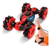 Retoo Coche Teledirigido 4x4 para Niños, Control Remoto y Sensor de Gestos, Todoterreno RC Monster Truck con Luces, 40m Alcance, Juguete Regalo Cumpleaños