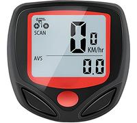 Retoo Cuentakilometros Bicicleta, Velocimetro Bicicleta 14 Funciones, Impermeable Ciclocomputador con Pantalla LCD De Retroiluminación, Odómetro Automático con Cable, Cuenta Kilometros Bici