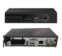 Retoo DVB-T2 - Receptor de TV terrestre Full HD con HDMI y mando a distancia, reproductor multimedia HDTV con función de grabación PVR y cambio de tiempo, receptor digital con H.265 HEVC, receptor de