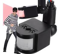 Retoo Etector De Movimiento por Infrarrojos Orientable para Exterior, De Alta Sensibilidad, Ángulo Detección 180º, Led Adecuado, Orientable Control De Luz Área De Trabajo