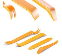 Retoo Herramientas Kit Desmontar Coche, Cuñas Plastico 4 Unidades, De Molduras, Cuñas Universales para El Panel De Audio, Cuna De Plastico Niveladoras Suelo, Puerta, Ventana PVC, Muebles