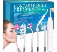 Retoo HF Darsonval - Máquina portátil de alta frecuencia con 4 dispositivos de masaje facial, portátil, alta frecuencia de estiramiento de la piel, dispositivo cosmético,cuerpo y cara, acné, blanco