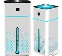 Retoo Humidificador de Aroma Ultrasónico 1L Silencioso Difusor para Niños Bebés y Plantas Fragancia Habitaciones Automático Chimenea Brisa Aire Aceite Humedad Blanco