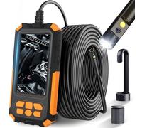 Retoo Industria de cámara endoscopio Resistente al Agua IP67, Pantalla HD de 4,3 Pulgadas 5m, endoscopio Industrial Digital con 2 cámaras, cámara de inspección, endoscopio de Canal, cámara de tubería