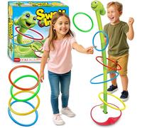 Retoo Juego de habilidad de gusano danzante, 90 cm de alto, promueve la habilidad y la reacción, movimiento colorido con gusanos, solo y en grupo, seguro y fácil