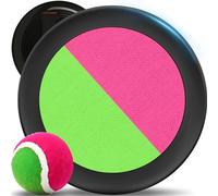 Retoo Juego de Lanzamiento y Captura de Pelota con Paddles de Velcro, Ideal para Niños y Adultos, Playa, Jardín y Actividades al Aire Libre