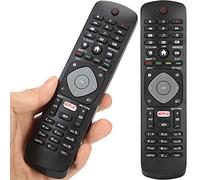 Retoo Mando a Distancia Universal, Aplicable a para Philips con botón Netflix, Smart TV, LED 3D 4K HD, sin Necesidad de programación, Mando a Distancia de Repuesto, con Pilas, 32PUS6401, 40PFH5500