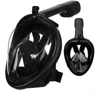 Retoo Máscara de buceo, talla L XL, máscara completa de esnórquel, máscara de buceo para adultos y niños, gafas de buceo, máscara de cara completa, máscara de esnórquel con 180 campo de visión