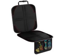 Retoo Protector Asiento Coche para Niños, Antideslizante, Impermeable, 2 Bolsillos de Malla, Universal, Funda para Sillón, Protección contra Migas, Suciedad y Polvo, 85 x 45 cm, Negro