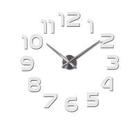 Retoo Reloj 3D Mute Decor Regalo Hogar Oficina Restaurante Hotel en una Pared Salón Decoración y Diseño