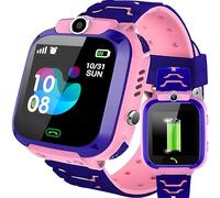 Retoo Reloj Inteligente Niños, Smartwatch Niña, GPS SOS, Pulsera Actividad Despertador y Pantalla Táctil, Reloj Educativos, Llamada, Música, Despertador, Juguetes Regalos para Niños Niñas