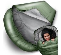 Retoo Saco de Dormir al Aire Libre Camping para Adultos niños Sacos de Dormir Verano Invierno 3 4 Estaciones Saco de Dormir Ultraligero Dormir Viaje Impermeable 210 cm