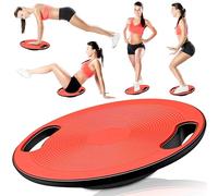 Retoo Tabla de Equilibrio Tambaleante con Asas Entrenador de Equilibrio Ø 40 cm máx. 150 KG Almohadilla de Equilibrio Fitness Disco de Terapia Fortalecimiento Coordinación Entrenamiento de Estabilidad