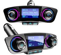 Retoo Transmisor FM Bluetooth 5.0 Coche, Dual USB, MicroSD